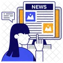 Journal Bulletin Dinformation Presse Ecrite Icône