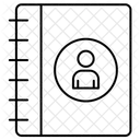 Agenda Carnet Journal Personnel Icône