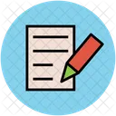 Journal Carnet Crayon Icon