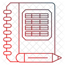 저널북 책 비즈니스북 아이콘