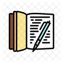 Journal Stylo Lent Icône