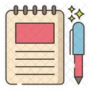 Journaling Notepad Education Icon