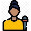 Journalist Announcer Broadcaster Icon