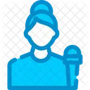 Journalist Announcer Broadcaster Icon