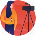 Newscaster Anchor Journalist Icon