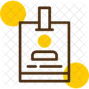 Journalist Badge Press Credential Reporter Identification Icon