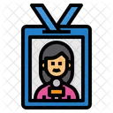 Journalist Card  Icon