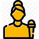 Journalist Ansager Rundfunksprecher Symbol