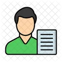 Journalistin Reporterin Frau Symbol