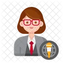 Journalist Male Journalist Female Journalist Icon