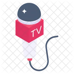 Journalist Mic  Icon