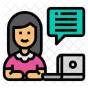 Interview Journalist Reporter Symbol