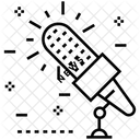 Mikrofon Mikrofon Gesangsmikrofon Symbol