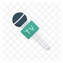 Mikrofon Journalist Fernsehen Symbol