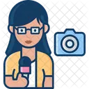 Journalistin Journalistin Journalistin Symbol