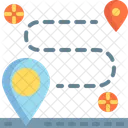 Digital Nomad Freelance Work Icon