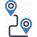 Journey Map Pin Icon