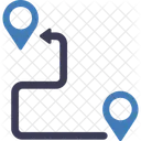 Journey Location Map Icon
