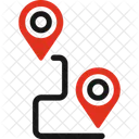 Journey Map Pin Icon