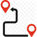 Journey Location Map Icon