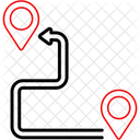Journey Location Map Icon