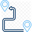 Journey Location Map Icon