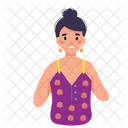 Jovem Linda Feliz Ícone