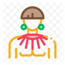 Joven Azteca Hombre Icono