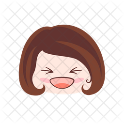 Joy Emoji Icon - Download in Flat Style