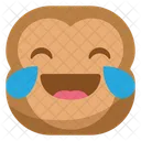 Joy Laugh Monkey Icon