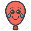 Joy Balloon Balloon Face Emoticon Icon