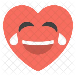 Joy Heart Emoji Icon