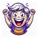 Joyful Exciting Reaction Icon