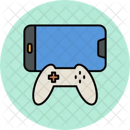 Joystick and mobile  Icon