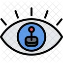 Joystick Eye Gamming Analysis Game Analysis Icon