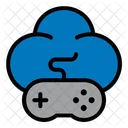 Juego Joystick Nube Icono