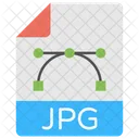 Jpeg Jpg Nom De Fichier Icône