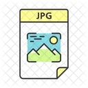 Jpg File Jpg Digital アイコン