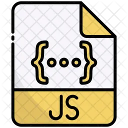 Js Icon - Download in Colored Outline Style