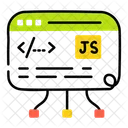 Codificacao Js Programacao Js Linguagem Js Ícone