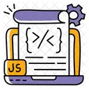 Js Coding Programming Coding Icon