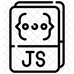 Js File Icon - Download in Line Style