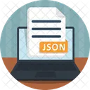 Json File Data Code Icon