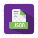 Json Document File Icon