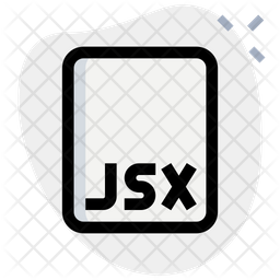 Jsx File Icon - Download in Colored Outline Style