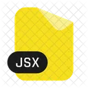 Jsx Javascript Xml、フォーマット、ドキュメント アイコン