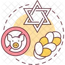 Judaísmo e comida kosher  Ícone