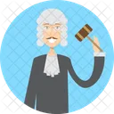 Judge Character Profession Icon