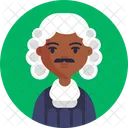 Law And Order Judge Man Icon