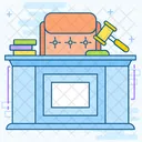 Courthouse Court Room Judge Chair Icon